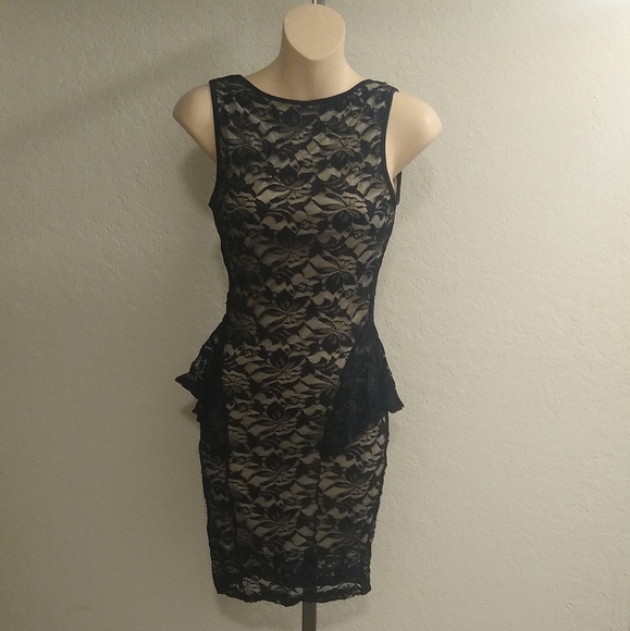Unbranded Black Lace Small Dress - Picture 1 of 10